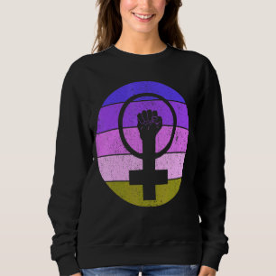 Sudadera Símbolo feminista igualdad de la mujer