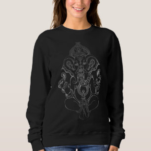 Sudadera Símbolo Ganesha Meditación Espiritual India Yoga M