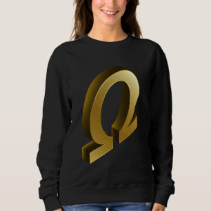 Sudadera Símbolo griego de mitología Omega diseño de frater