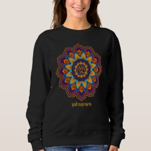 Sudadera Símbolo hindú manala chakra de la India Sahasrara