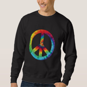Sudadera Símbolo hippie de la paz de los años 70 de los 80