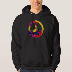 Sudadera Símbolo hippie de libertad de los años 60 firma de