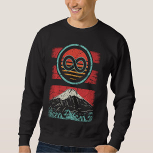 Sudadera Símbolo infinito estilo retro vintage 80s