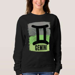 Sudadera Símbolo masculino de Gemini Mayo Junio Cumpleaños 