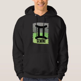 Sudadera Símbolo masculino de Gemini Mayo Junio Cumpleaños