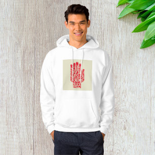 Sudadera Símbolo Médico Mano Roja Asistencia Sanitaria