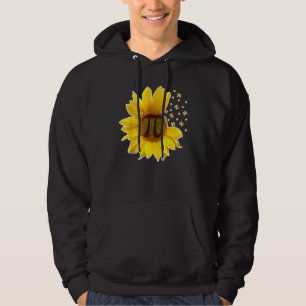 Sudadera Símbolo número de girasol 3 14 Pi número 100 día d