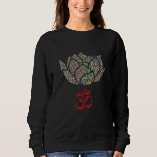 Sudadera Símbolo Ohm Om De Flor Lotus Yoga Y Meditación Des