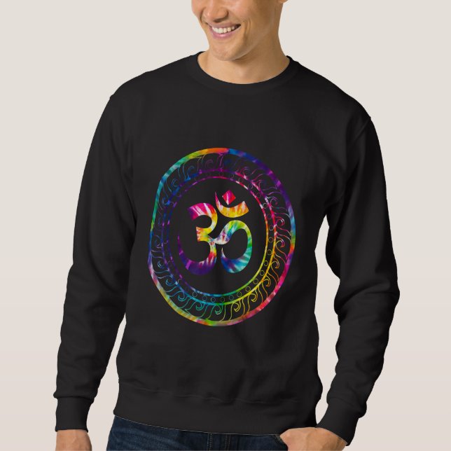 Sudadera Símbolo Om Ohm Aum Yoga Espiritual 2 (Anverso)