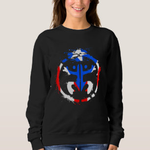Sudadera Símbolo taína coqui - boricua - herencia hispánica
