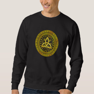 Sudadera Símbolo Vikingo Nórdico Triquetra Mitología Nórdic