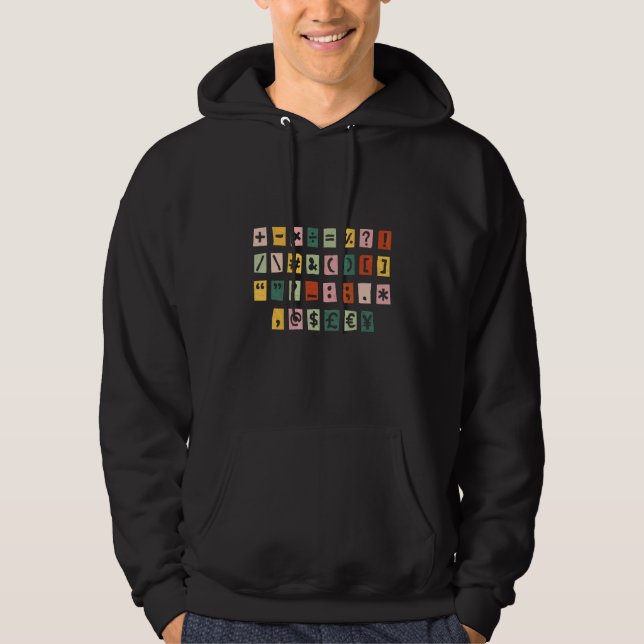 Sudadera Símbolos de cálculo matemático (Anverso)