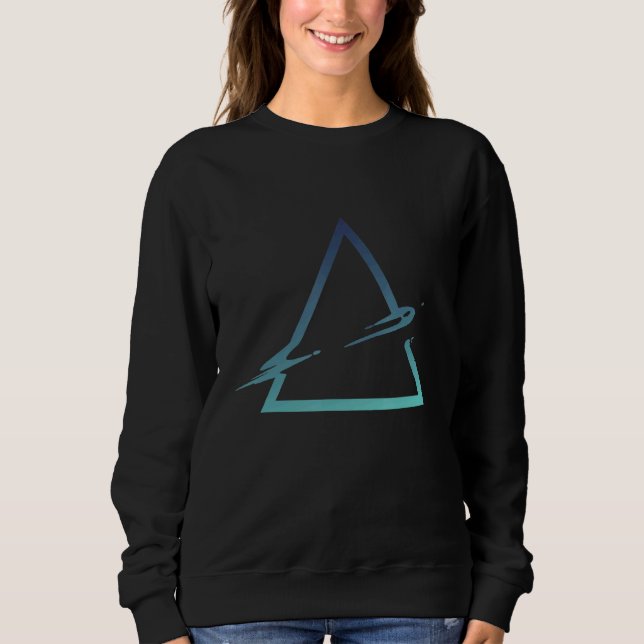 Sudadera Símbolos de geometría de matemáticas triangulares  (Anverso)