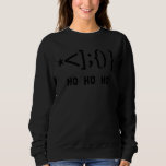 Sudadera Símbolos de teclado Face de Santa Claus Ho Christm<br><div class="desc">Símbolos de teclado de Santa Claus Face Ho Ho Ho Ho Navidades</div>