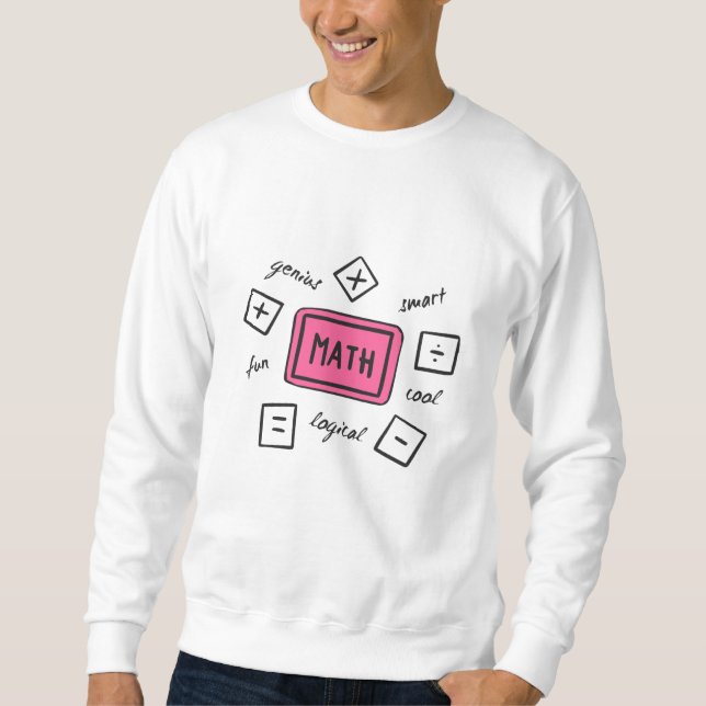 Sudadera Símbolos matemáticos Estudiantes y Padres (Anverso)