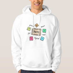 Sudadera Símbolos matemáticos para estudiantes y padres