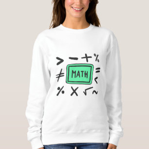 Sudadera Símbolos matemáticos para estudiantes y padres