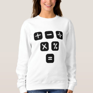 Sudadera Símbolos matemáticos Signos matemáticos
