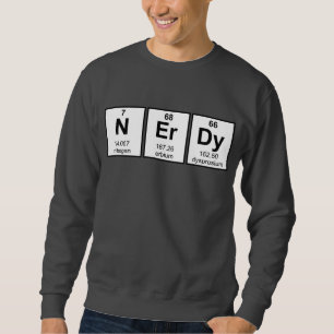 Sudadera Símbolos periódicamente Nerdy del elemento