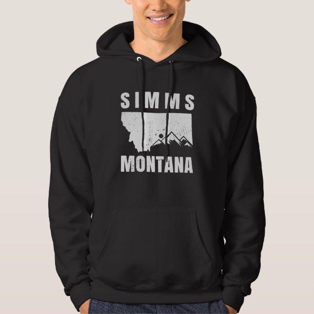 Sudadera Simms Montana MT Fishing And Hiking (Anverso)