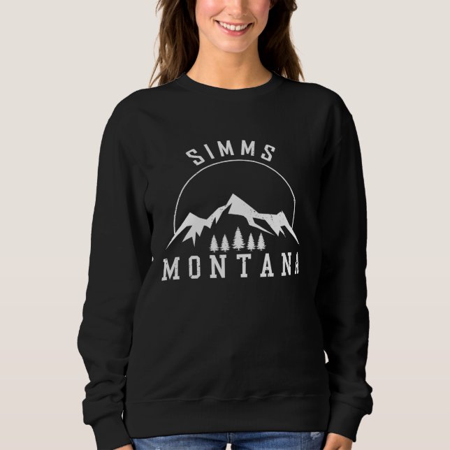 Sudadera Simms Montana MT Fishing And Hiking  2 (Anverso)