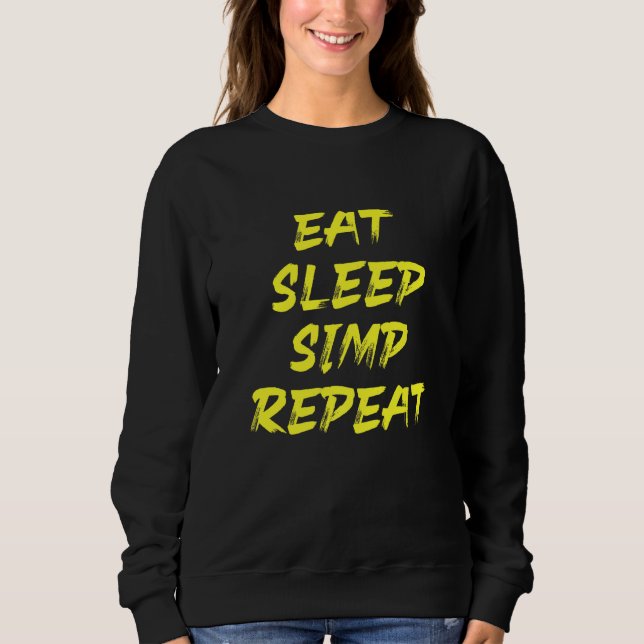 Sudadera Simp Sarcástico Egamer y Egirl Internet Meme Natio (Anverso)