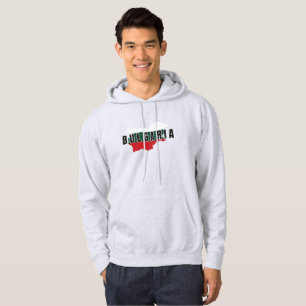 Sudadera Simple Bulgaria Arte Moderno Letra Bandera Recuerd