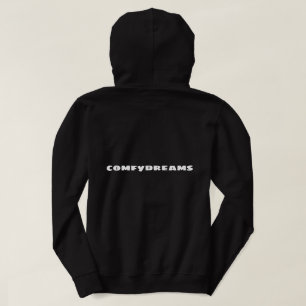 Sudadera simple comfydream negro hoodie