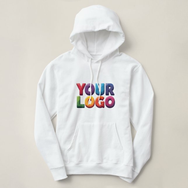 Sudadera Simple Custom Logo and Text Business (Diseño del anverso)
