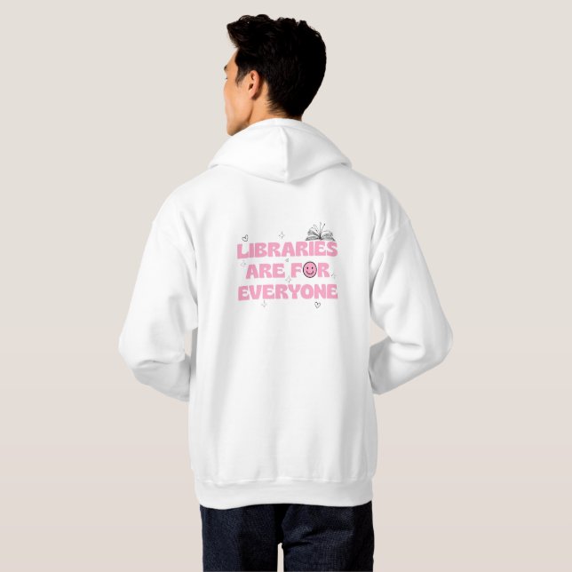 Sudadera Simple de Biblioteca (Reverso completo)