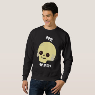Sudadera Simple Happy Halloween calabaza de miedo