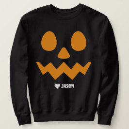 Sudadera Simple Happy Halloween calabaza de miedo