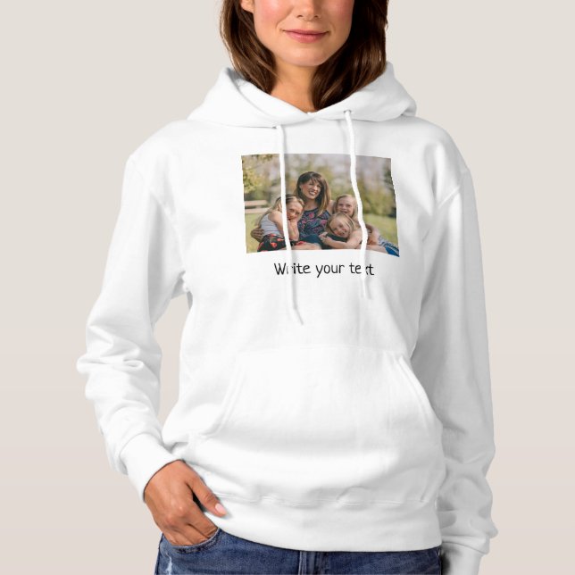 Sudadera simple mínimo añadir tu capilla de navidades de fo (Anverso)