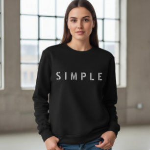 Sudadera  Simple T-shirt, Minimalist T-shirt, Minimalist 