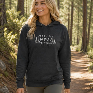 Sudadera Simple Take a Hike Divertido Deerwood Lake