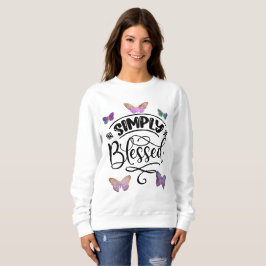 Sudadera Simplemente bendecido