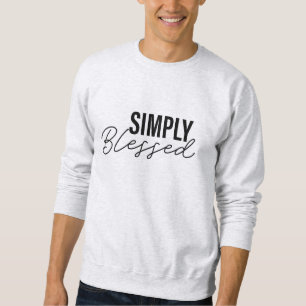 Sudadera Simplemente bendecido - cristiano
