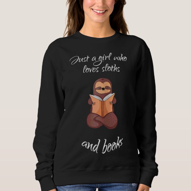 Sudadera Simplemente Divertido A Ama A Chica Y A Las Lemas  (Anverso)
