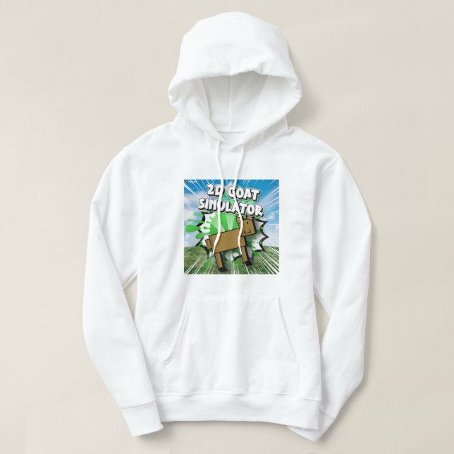 Sudadera Simulador de cabras 2D (Diseño del anverso)