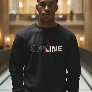 Sudadera Sin conexión Gusano Humor Sweatshirt