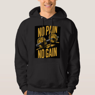 Sudadera Sin dolor No Ganar Hoodie