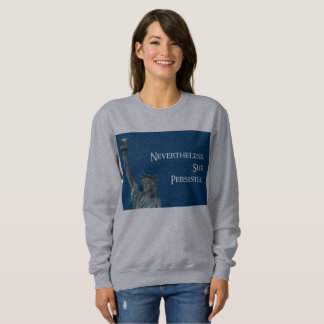 Sudadera Sin embargo, ella persistió camiseta de la