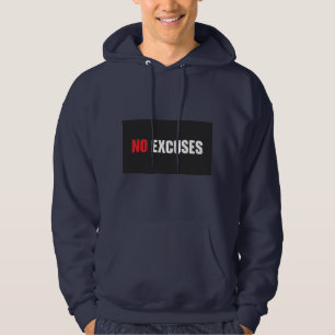 Sudadera sin excusas – Audaz Motivacional para Ent