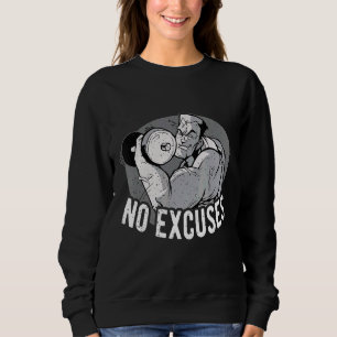 Sudadera Sin Excusas Fitness Workout Deadlifti de elevación