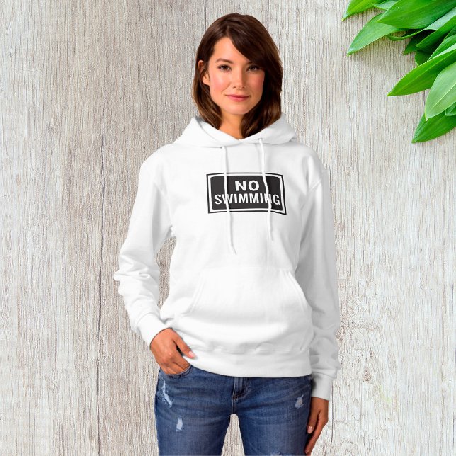 Sudadera Sin Rótulo de natación Negrita Advertencia Negra y (Subido por el creador)