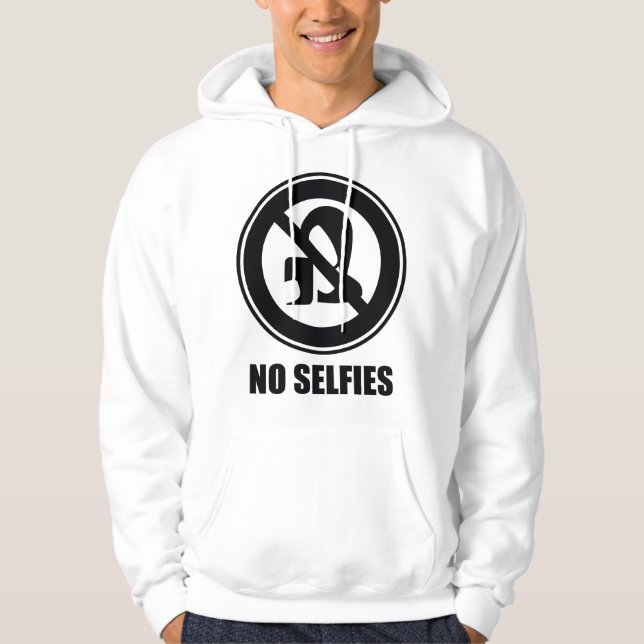 Sudadera Sin selfies (Anverso)