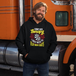 Sudadera Sin Terapia Sólo Más Dardos - Gracioso Ventilador