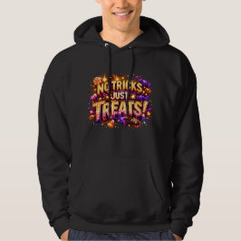Sudadera ¡SIN TRUCOS, SOLO DULCES! Arte de estrella pop de 