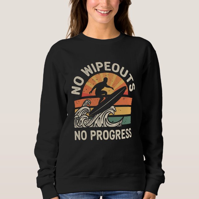 Sudadera Sin Wipets Sin Progresos Funciona Surfob Surfista (Anverso)