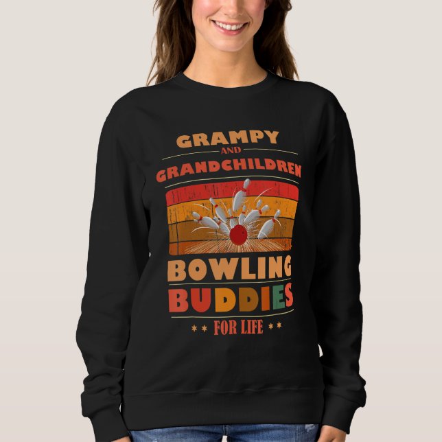 Sudadera Sincere Grandchildren GRAMPY Buddies For Life Bowl (Anverso)